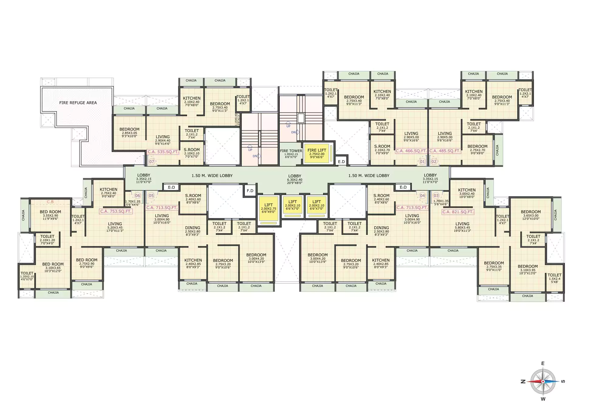 22nd Floor Plan - Gami Jade