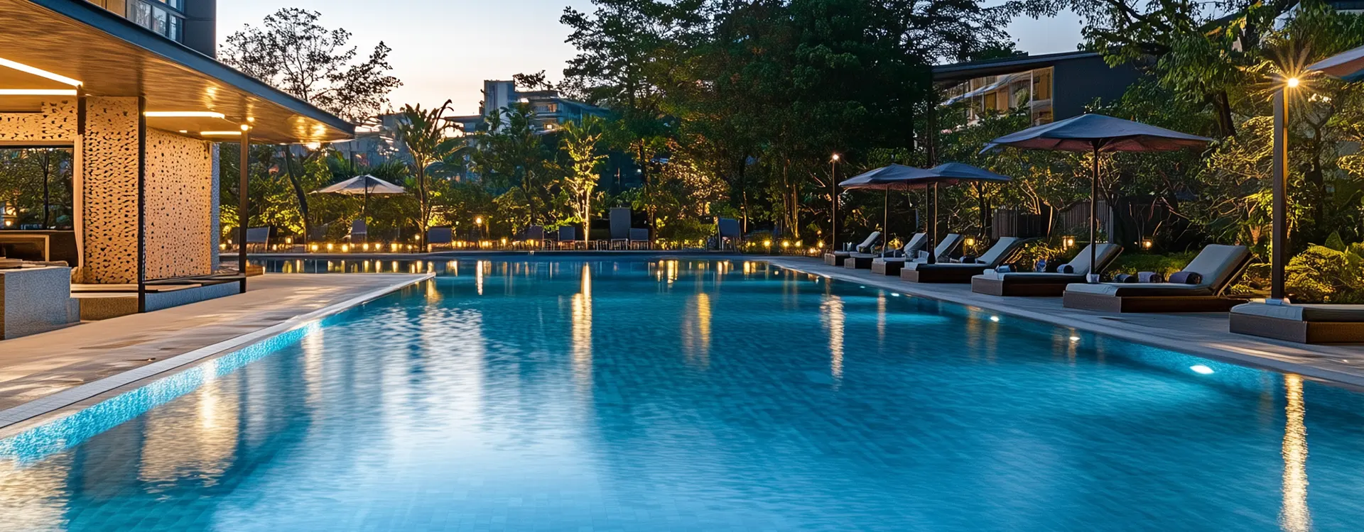 Swimming Pool - Gami Satyam Skyscape 